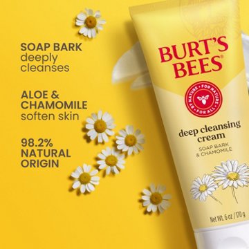 Burt's Bees Deep Cleansing Cream - Soap Bark & Chamomile