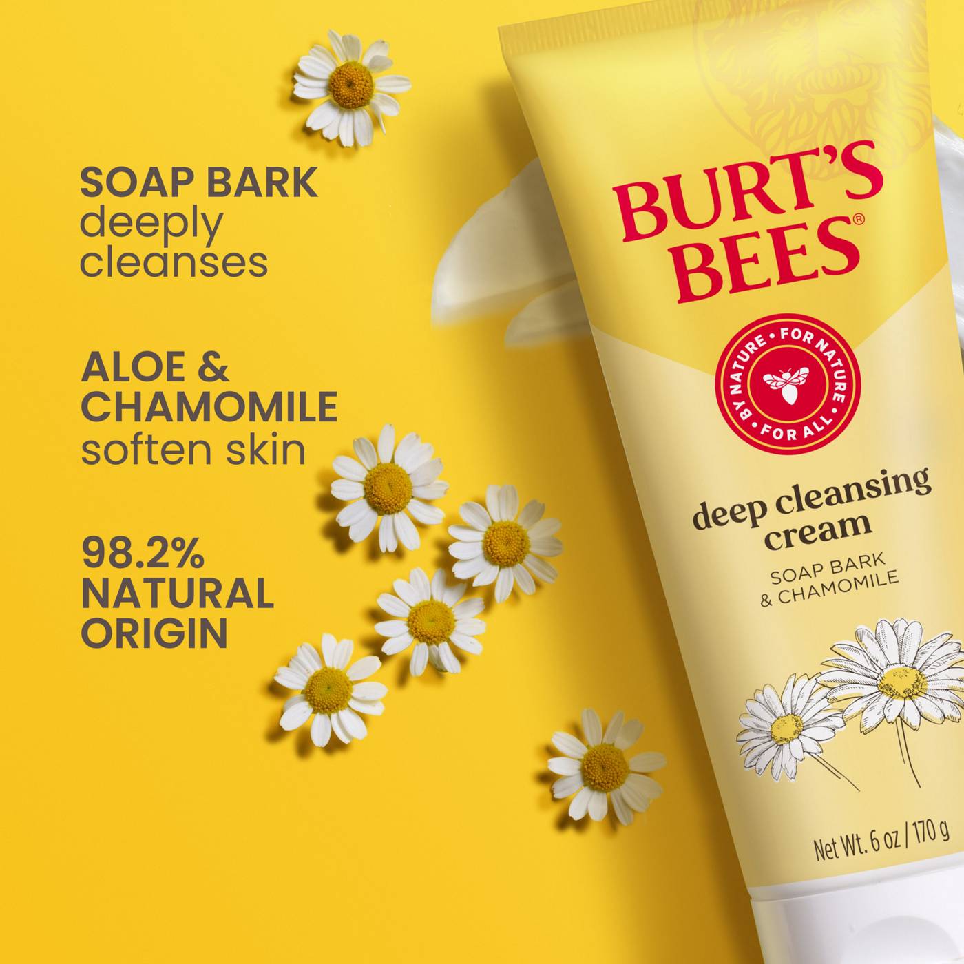 Burt's Bees Deep Cleansing Cream - Soap Bark & Chamomile; image 11 of 13