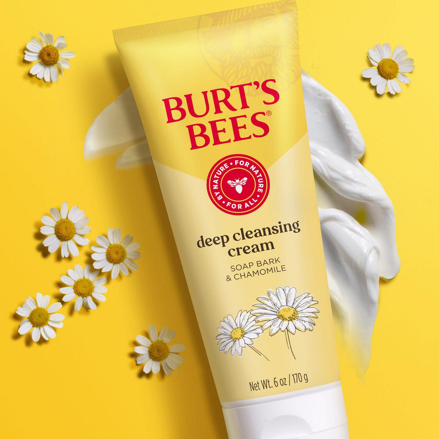 Burt's Bees Deep Cleansing Cream - Soap Bark & Chamomile; image 13 of 13