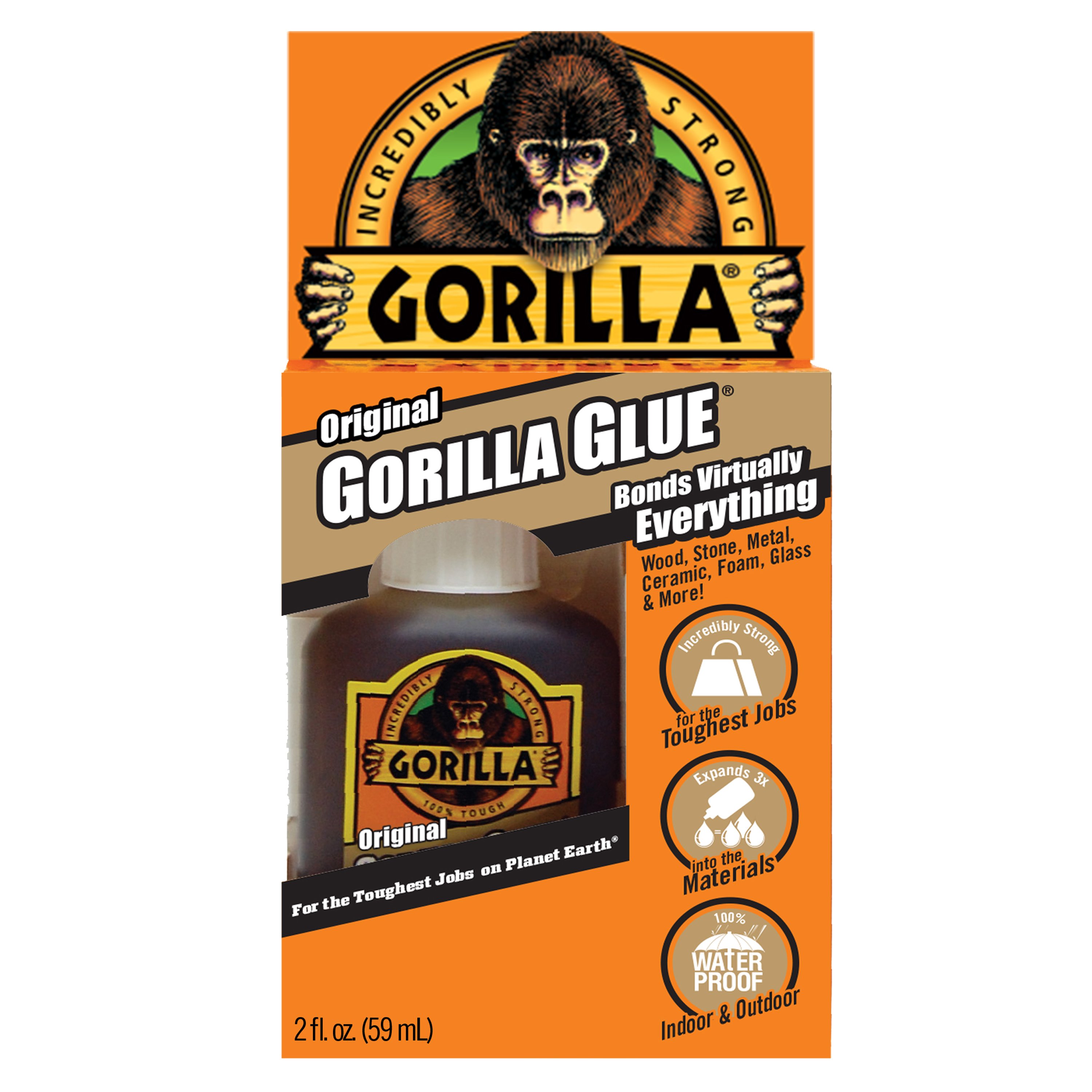 does original gorilla glue work on fabric