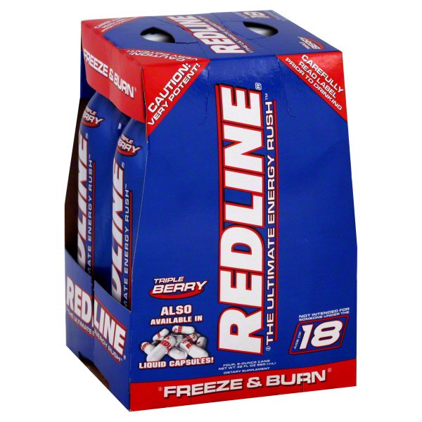 Redline The Ultimate Energy Rush Triple Berry, 8 oz ...