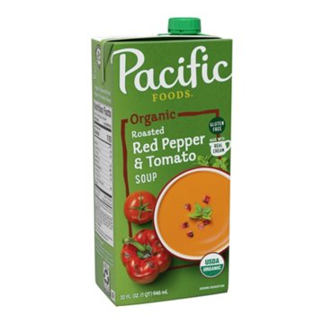 Pacific Foods Organic Roasted Red Pepper & Tomato Soup, 32 fl oz