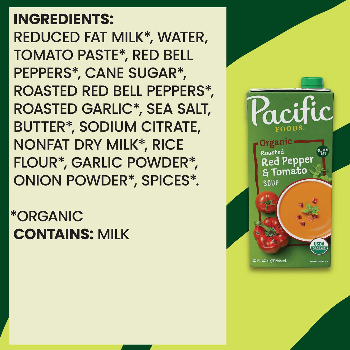 Pacific Foods Organic Roasted Red Pepper & Tomato Soup; image 6 of 8