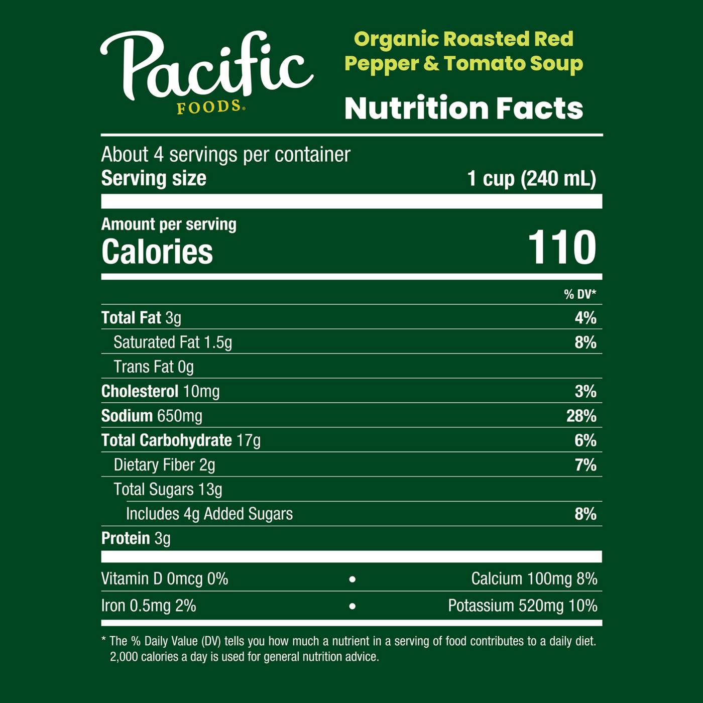 Pacific Foods Organic Roasted Red Pepper & Tomato Soup; image 8 of 8
