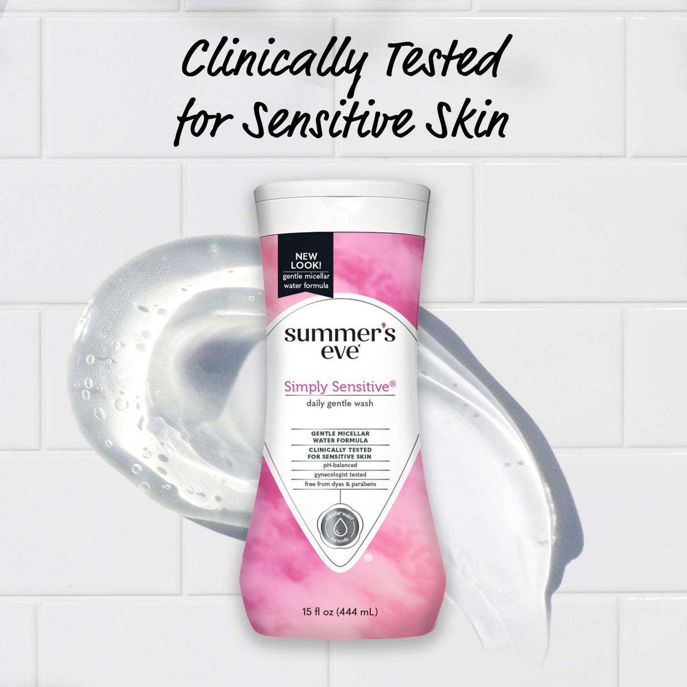 Summer's Eve Cleansing Wash - Simply Sensitive; image 3 of 5