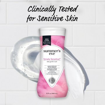 Summer's Eve Cleansing Wash - Simply Sensitive, 15 oz