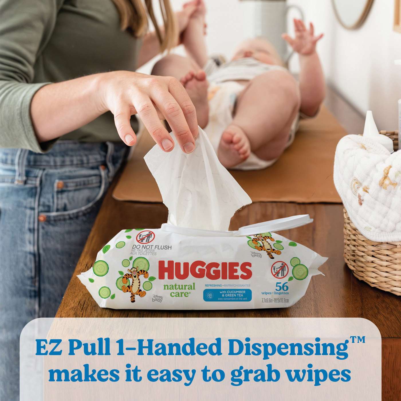 Huggies Natural Care Refreshing Baby Wipes - Cucumber & Green Tea; image 4 of 7