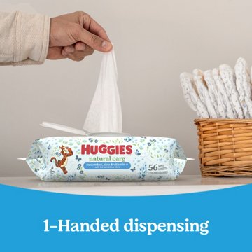 Huggies Baby Wipes - Cucumber, Aloe and Vitamin E Scented