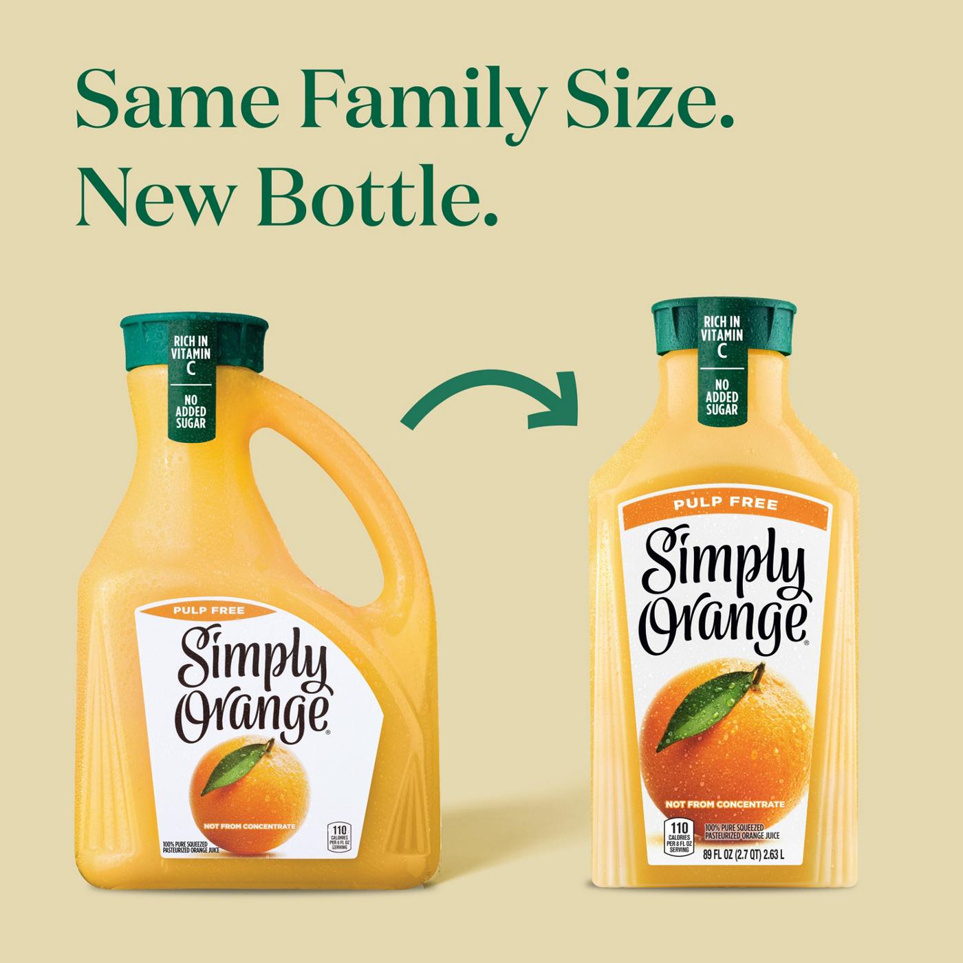 Simply Beverages Pulp Free 100% Orange Juice; image 7 of 7