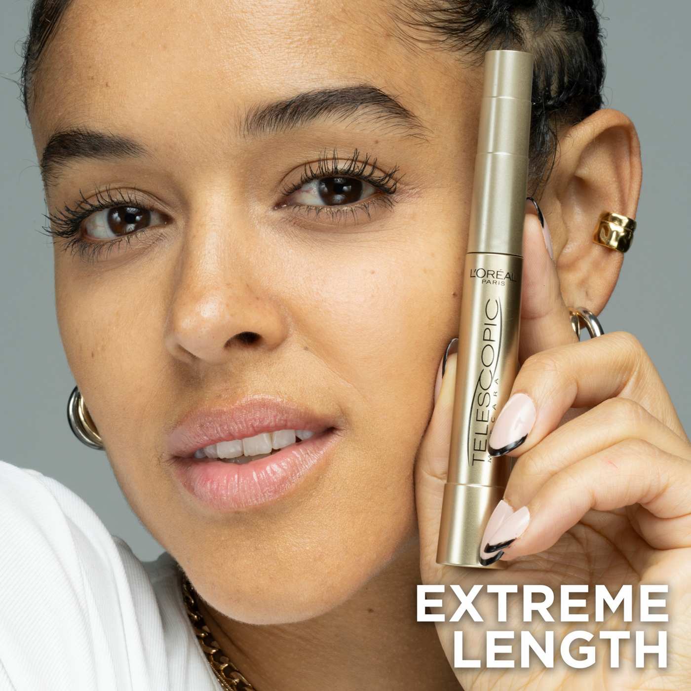 L'Oréal Paris Telescopic Original Washable Intense Lengthening Mascara - Black; image 4 of 9