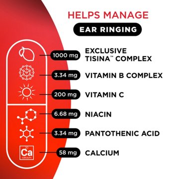 Lipo-flavonoid Ear Ringing Dietary Supplement Caplets, 100 ct