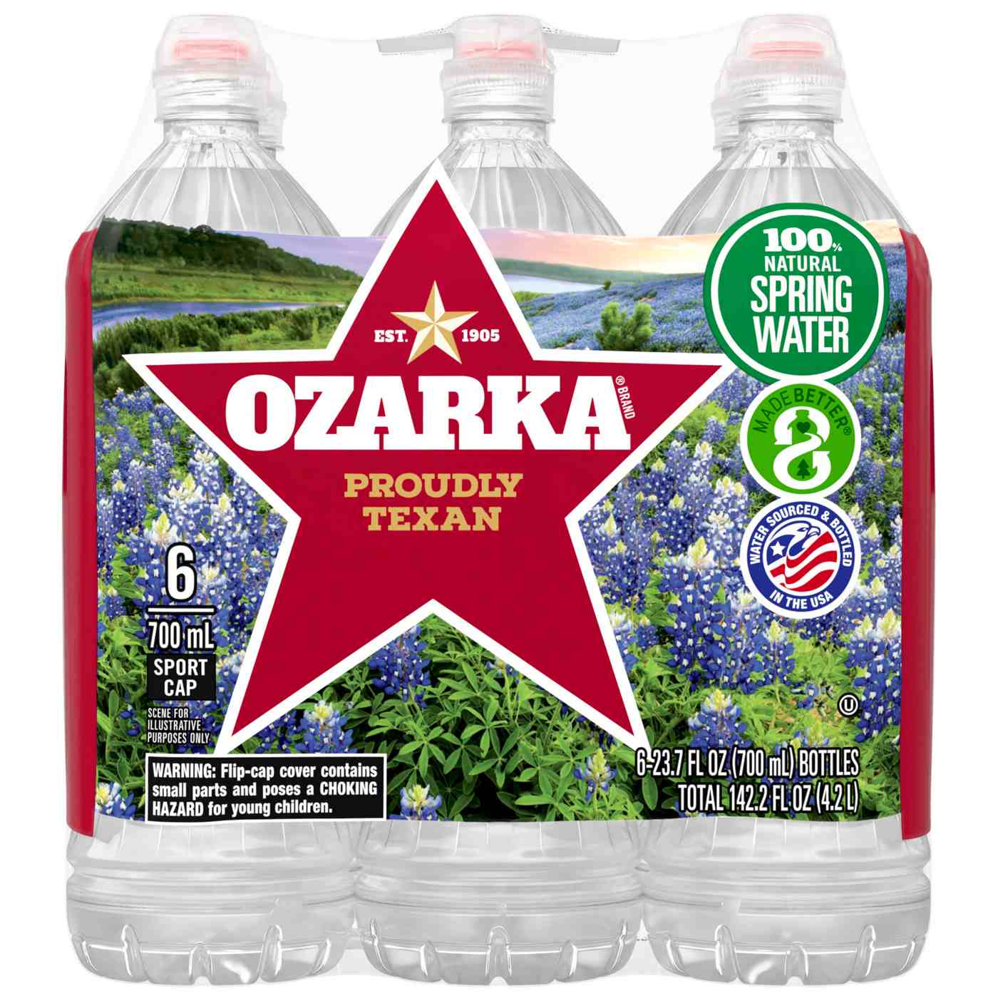 Ozarka 100% Natural Spring Water 23.7 oz Bottles; image 3 of 5