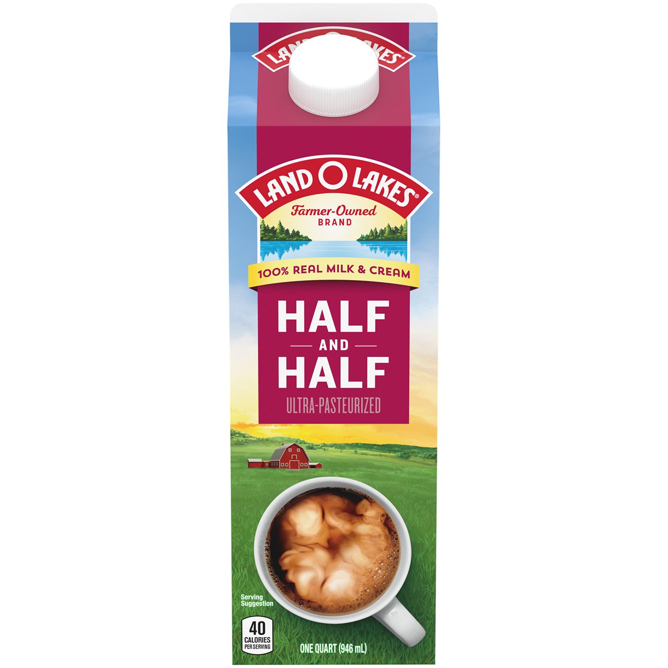 Land O Lakes Traditional Half Half 1 Quart Shop Cream At H E B