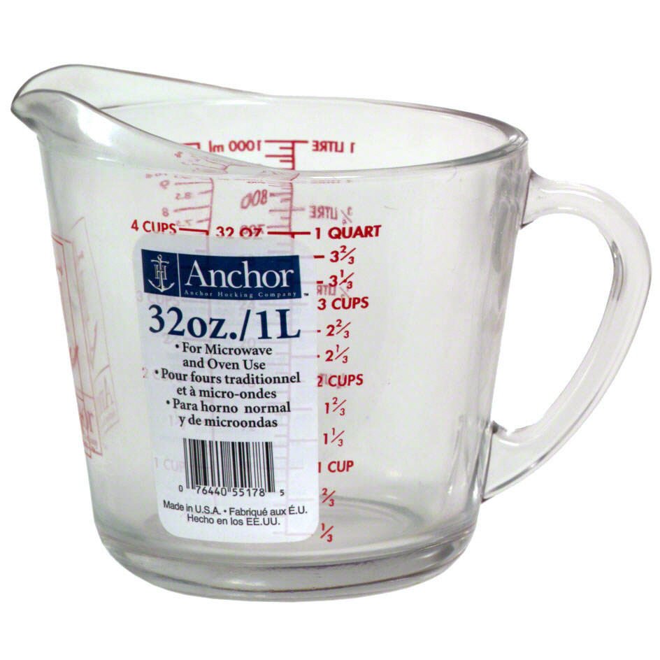 Anchor Anchor Hocking Measuring Cup Glass 4 Cup - Shop Food Storage at H-E-B