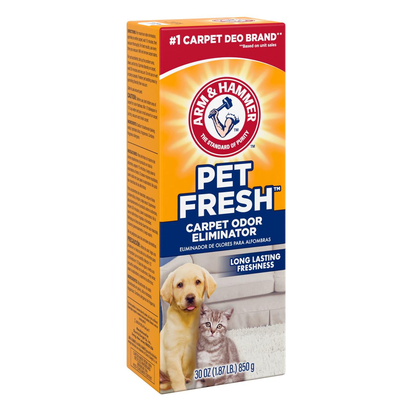 Arm Hammer Pet Fresh Carpet Odor Eliminator Shop Carpet upholstery cleaners at H E B