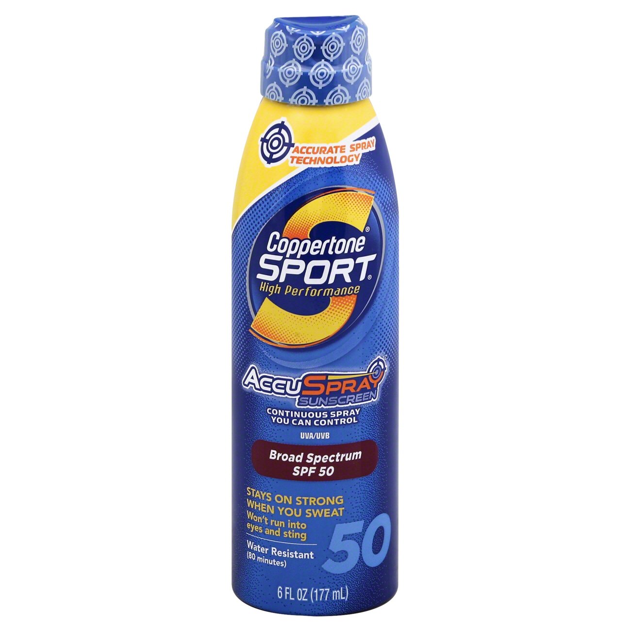 Coppertone Sport High Performance Broad Spectrum Sunscreen Spray Spf 50 Shop Sunscreen And Self 1593