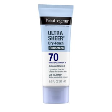 Neutrogena Ultra Sheer Dry Touch Sunscreen Lotion - SPF 70, 3 oz