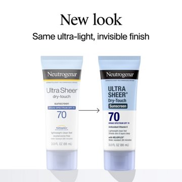 Neutrogena Ultra Sheer Dry Touch Sunscreen Lotion - SPF 70, 3 oz