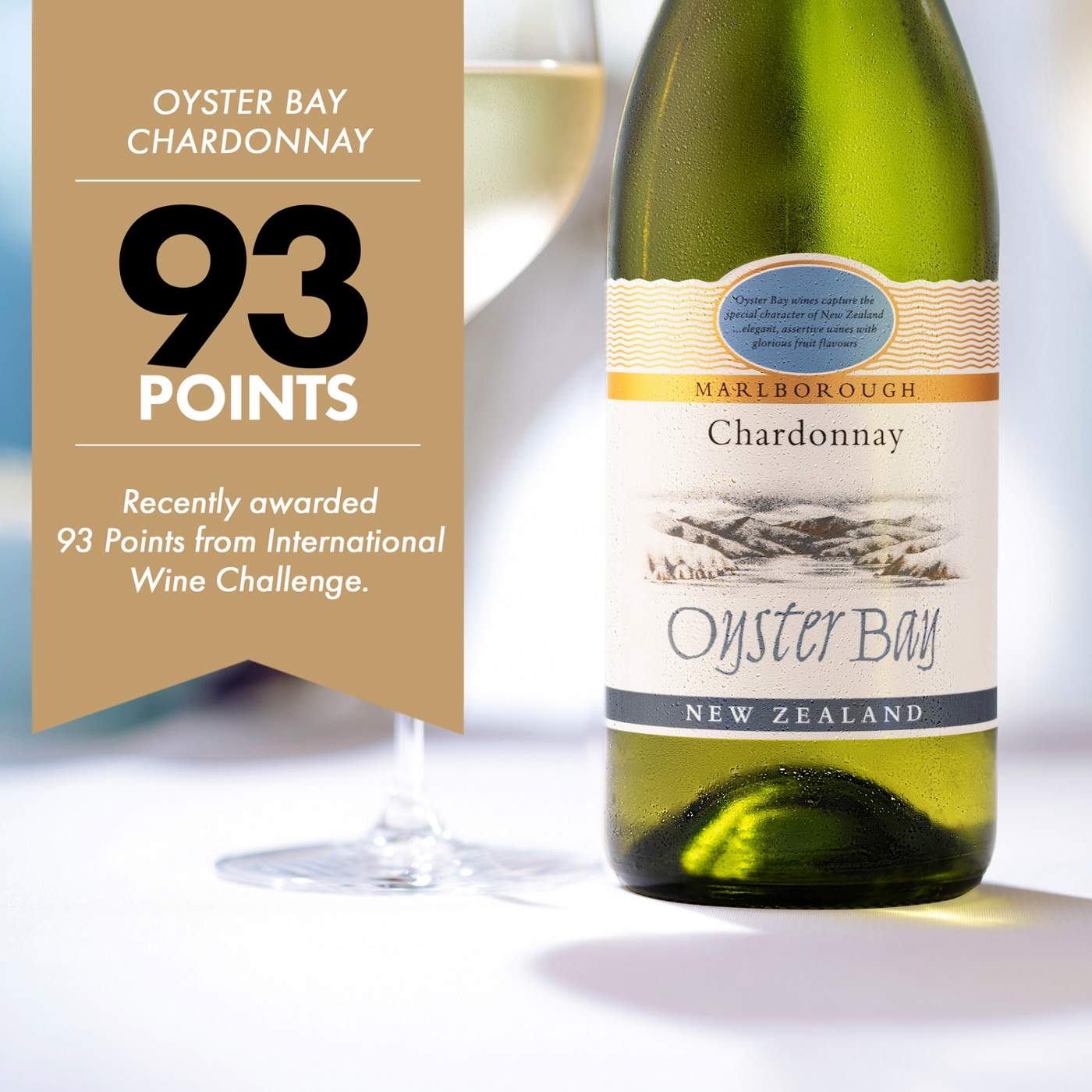 Oyster Bay New Zealand Chardonnay White Wine; image 3 of 7