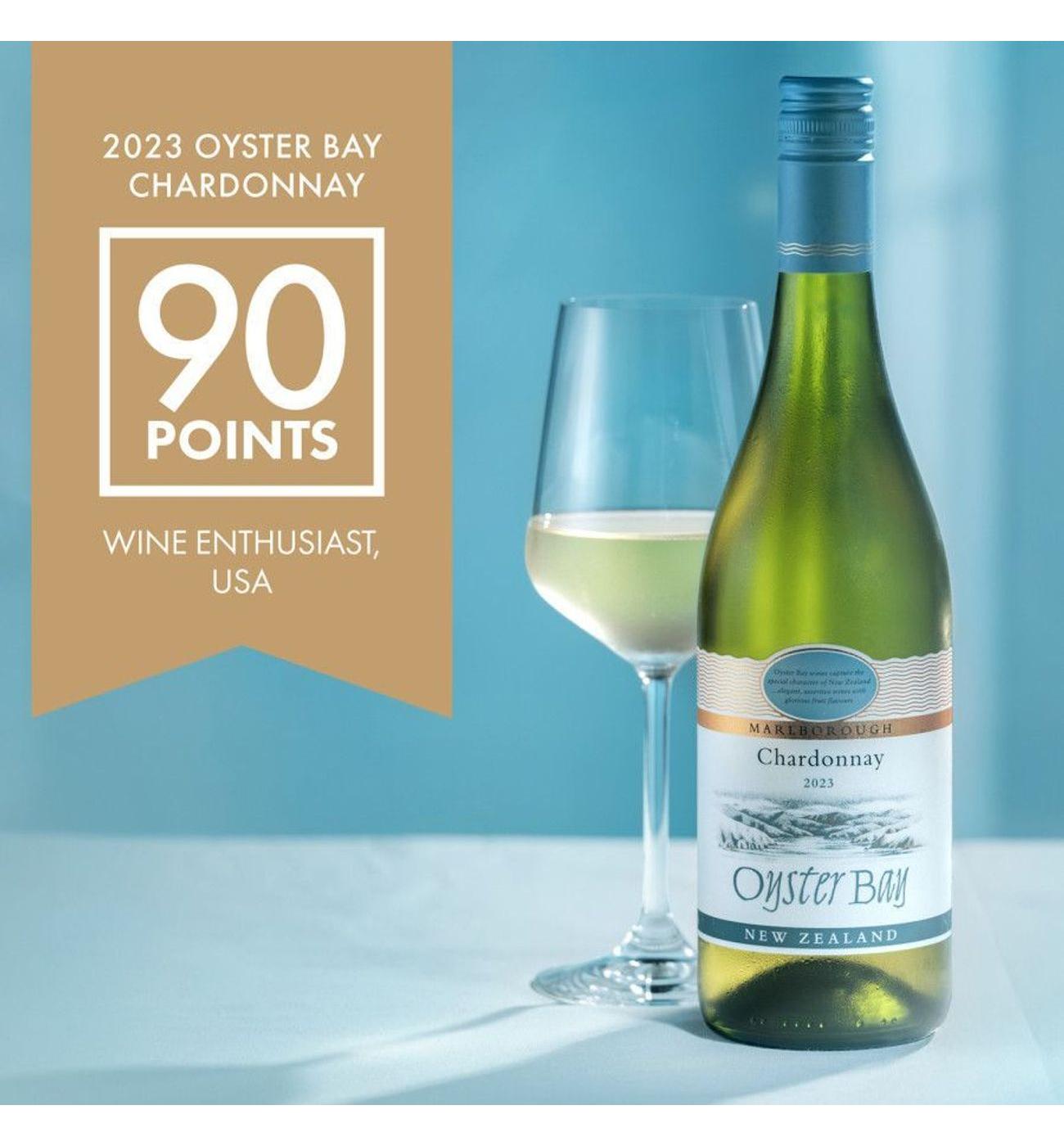 Oyster Bay New Zealand Chardonnay White Wine Shop Wine at HEB