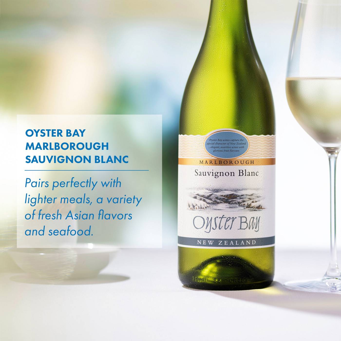 Oyster Bay Marlborough Sauvignon Blanc White Wine; image 2 of 7