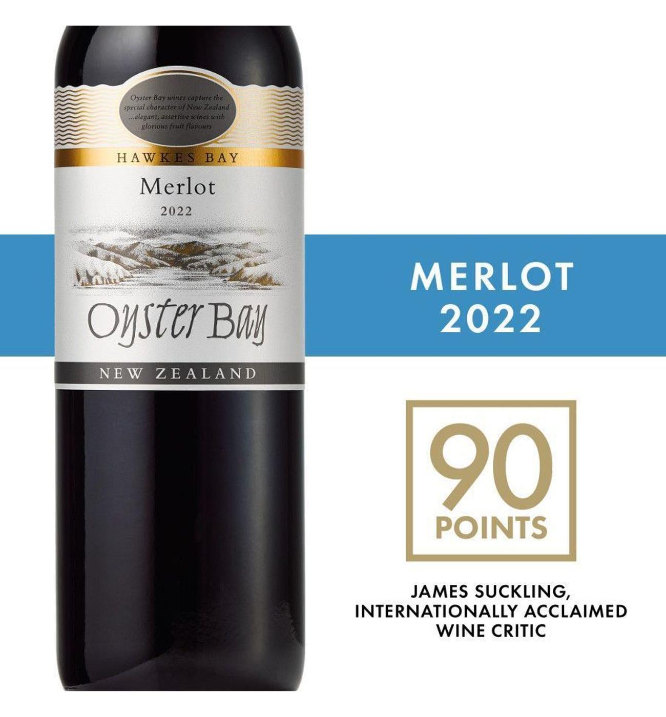 Oyster Bay New Zealand Merlot Shop Wine at HEB