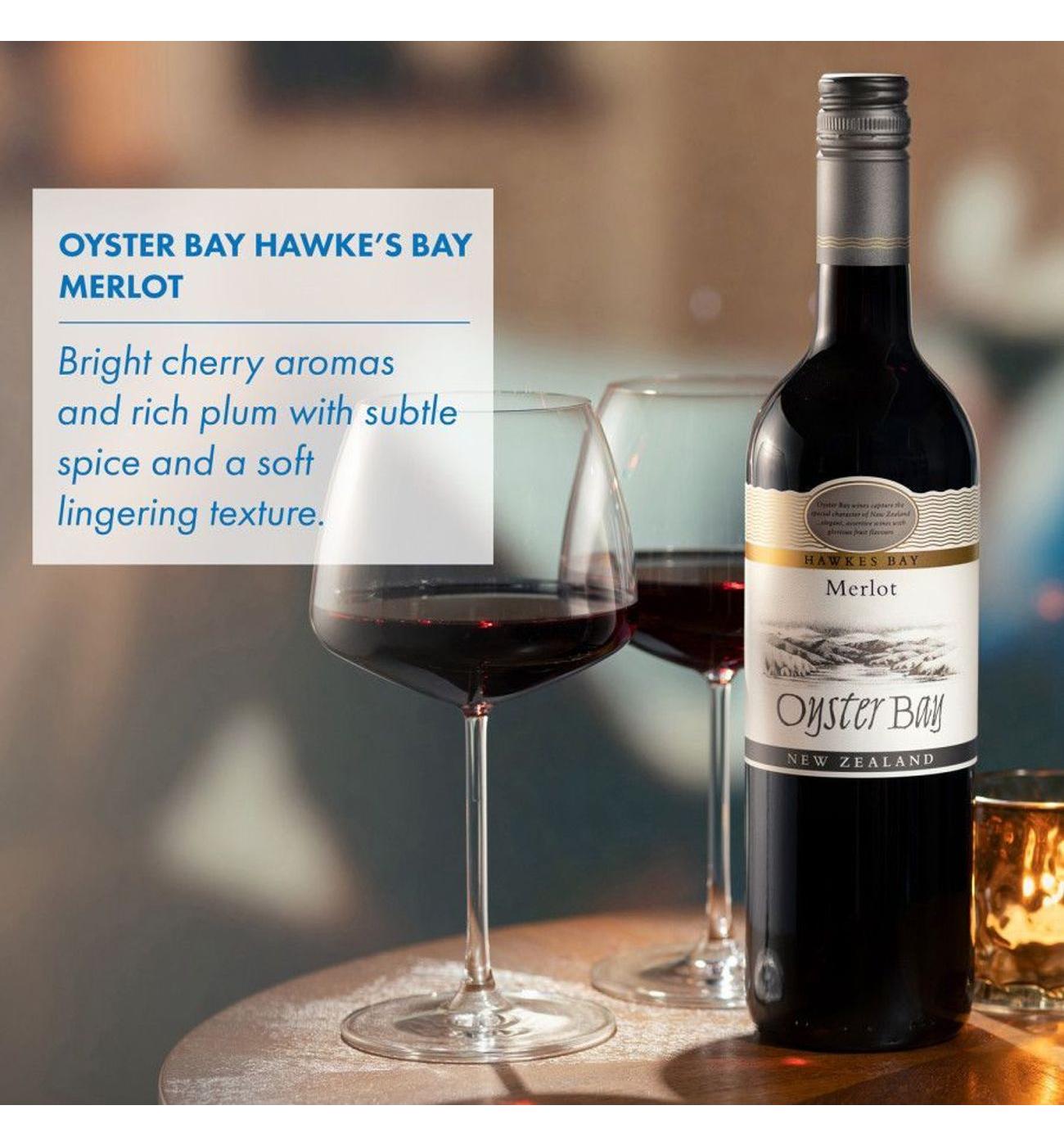 Oyster Bay Hawkes Bay Merlot New Zealand Red Wine; image 4 of 7