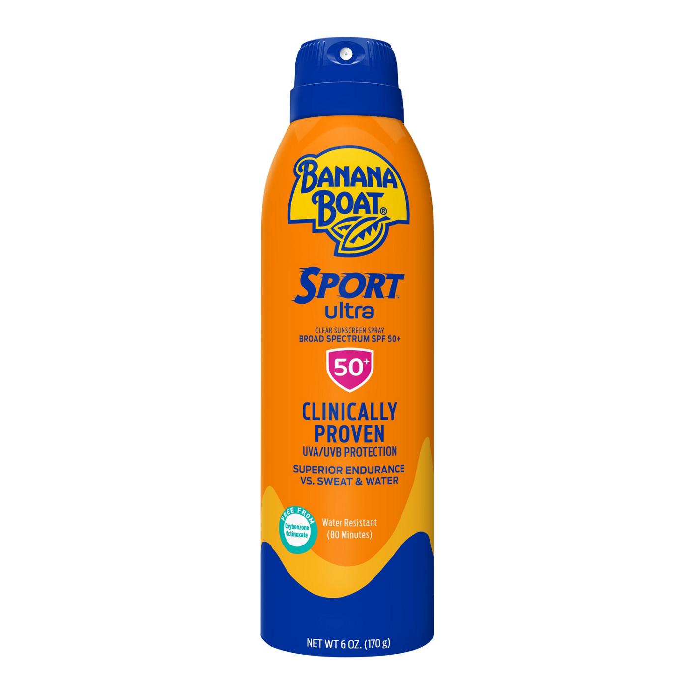 Banana Boat Sport Ultra Clear Sunscreen Spray - SPF 50+; image 1 of 6