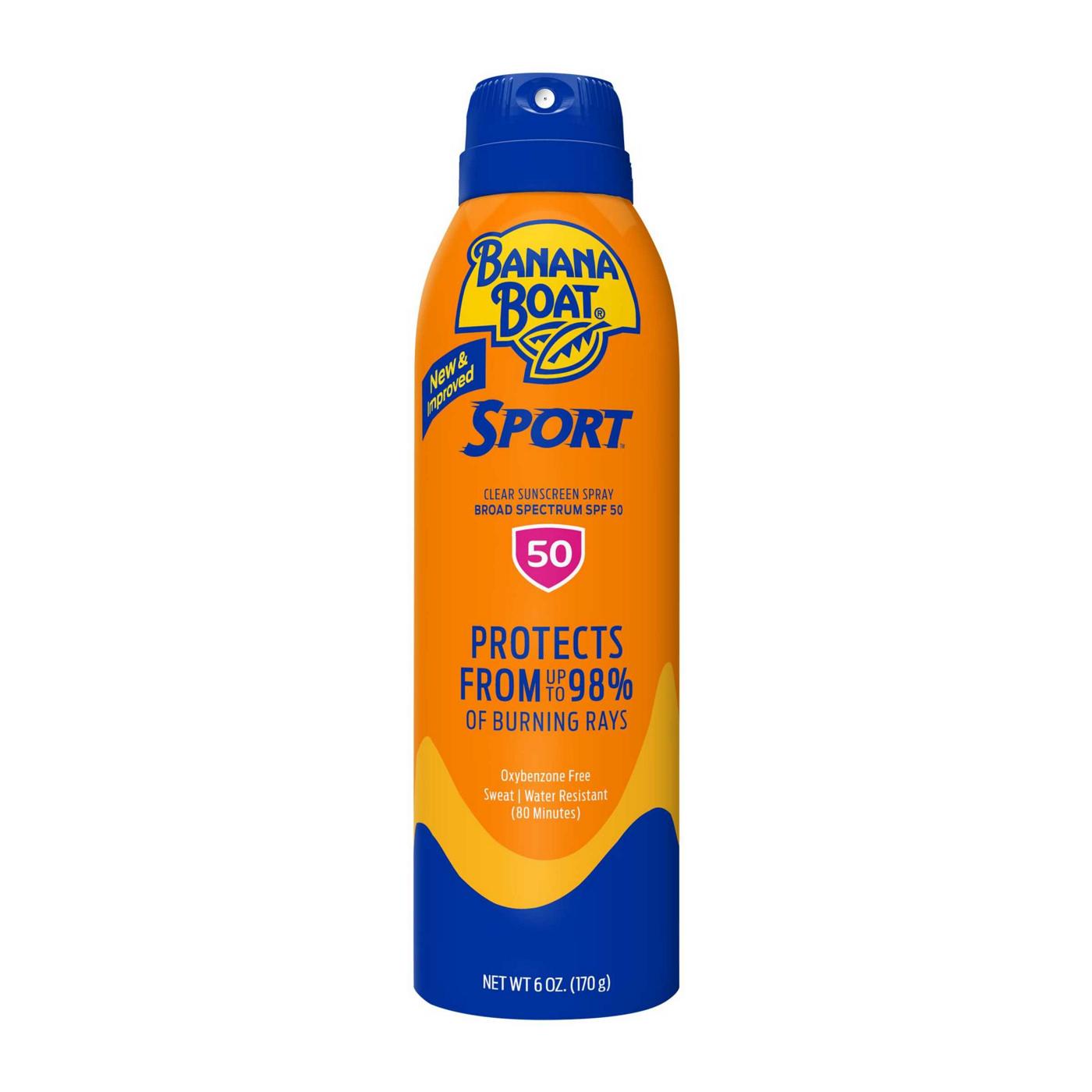 Banana Boat Sport Ultra Clear Sunscreen Spray - SPF 50+; image 1 of 7