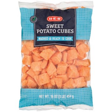 H-E-B Fresh Sweet Potato Cubes, 16 oz
