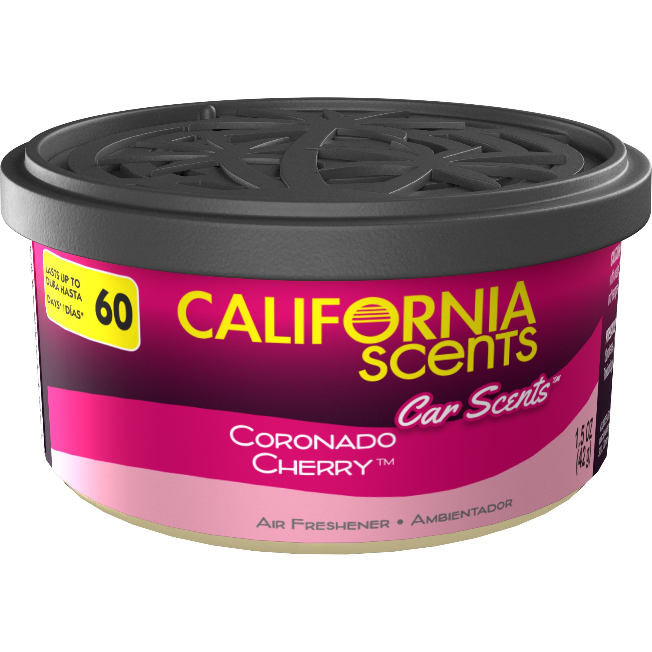 California Scents Spillproof Car Air Freshener - The Best Car Air Freshener  and Odor Eliminator for Your Vehicle, Coronado Cherry-4 Packs by GOSO Direct