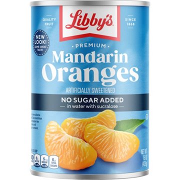 Libby's No Sugar Added Mandarin Oranges, 15 oz