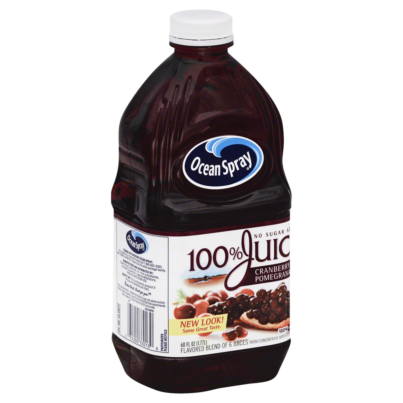 Ocean Spray 100 Cranberry Pomegranate Juice No Sugar Added Shop