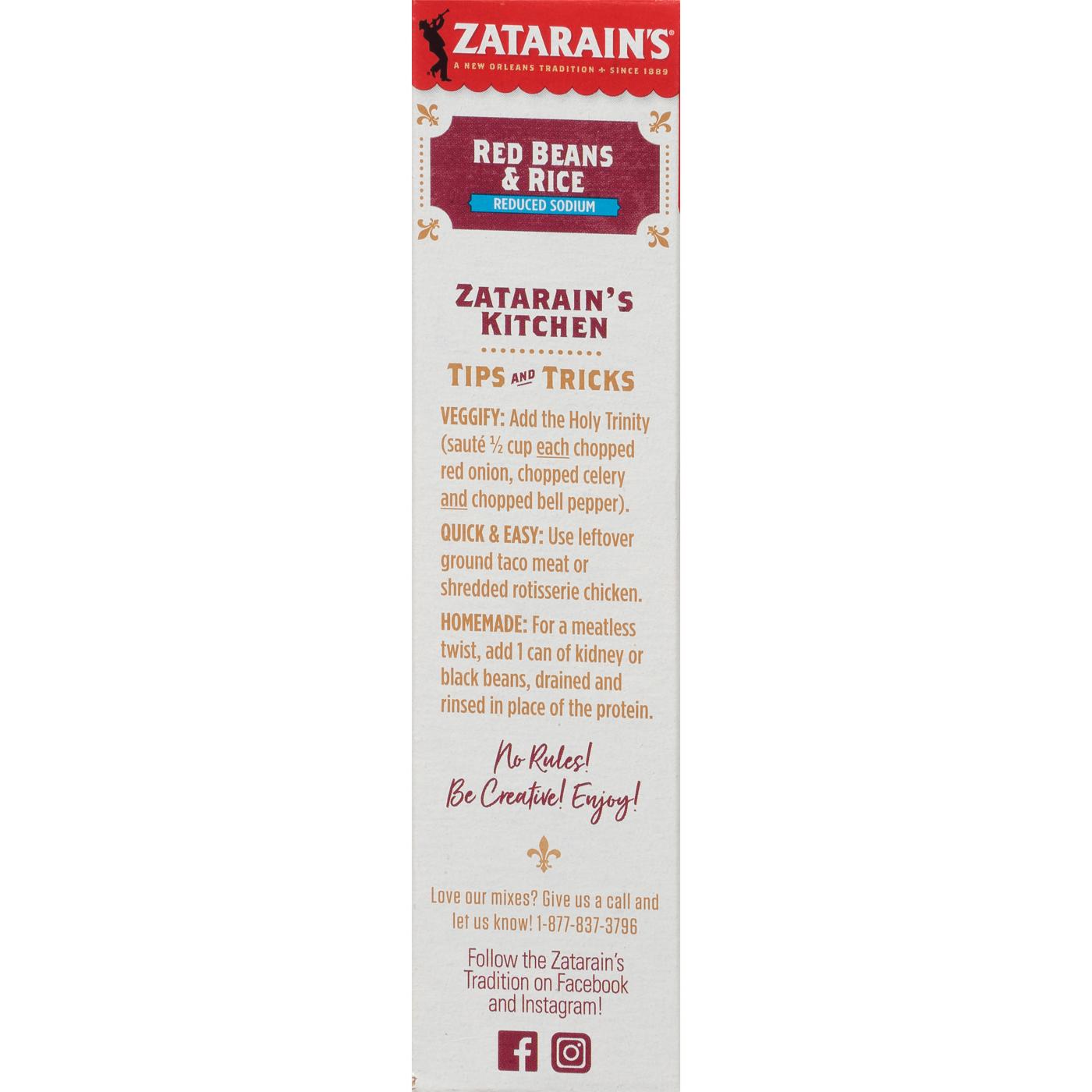 Zatarain's Reduced Sodium Red Beans & Rice; image 4 of 4