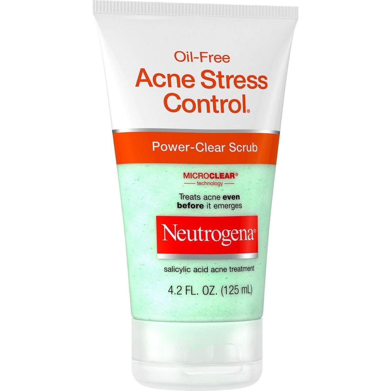 Neutrogena Oil-Free Acne Stress Control Power-Clear Scrub 4.2 fl oz product package
