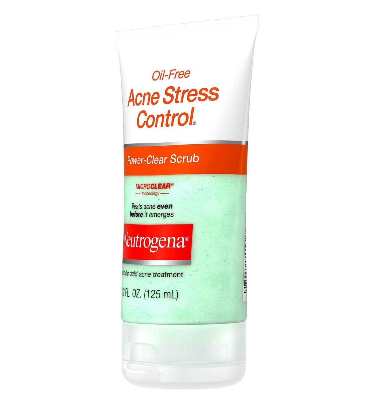 Neutrogena Oil-Free Acne Stress Control Power-Clear Scrub; image 7 of 8