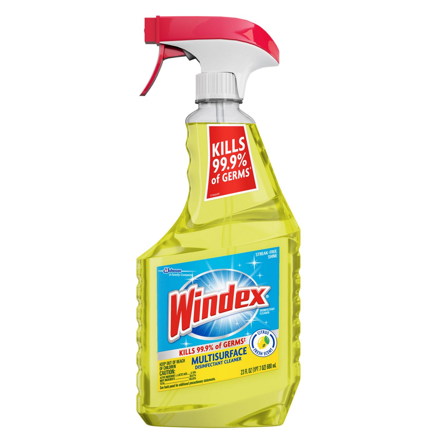 Windex Citrus Fresh Multi Surface Disinfectant Cleaner Spray; image 1 of 9