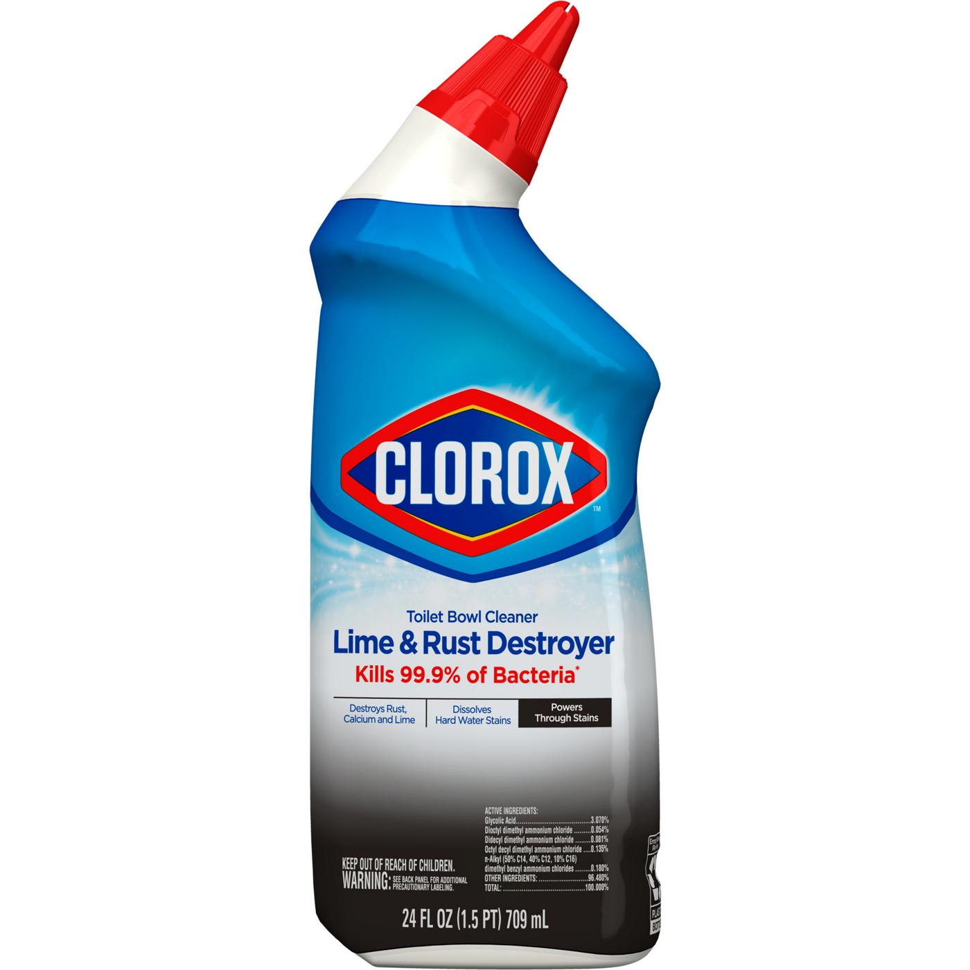Clorox Toilet Bowl Cleaner Lime & Rust Destroyer; image 1 of 8