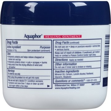 Aquaphor Advanced Therapy Healing Ointment Skin Protectant Jar, 14 oz