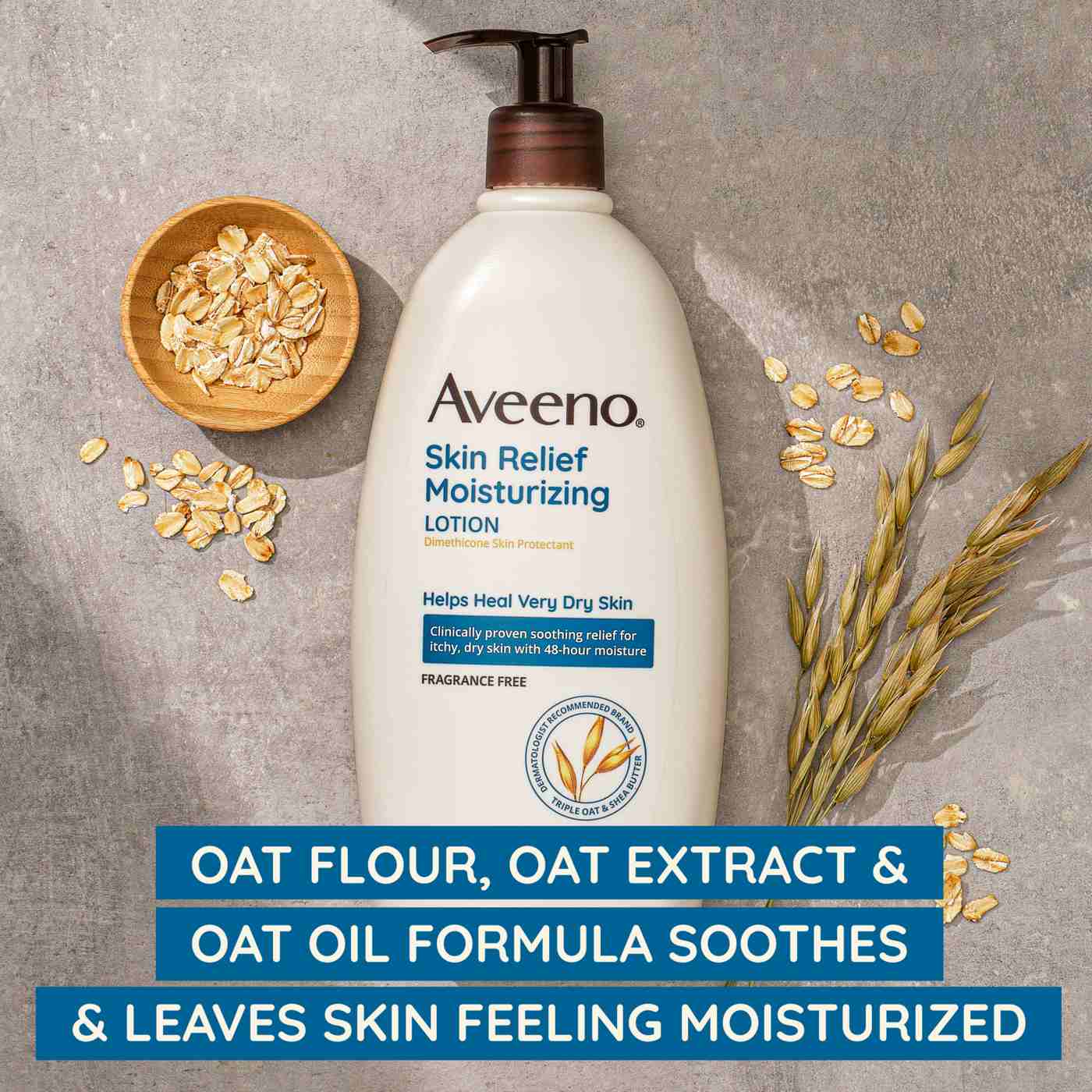 Aveeno Skin Relief Moisturizing Lotion - Fragrance Free; image 8 of 8