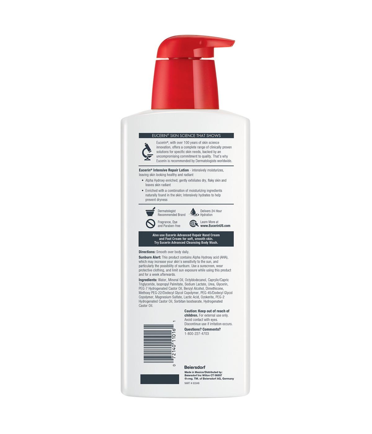 laser affjedring solidaritet Eucerin Intensive Repair Very Dry Skin Lotion - Shop Body Lotion at H-E-B