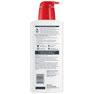 Eucerin Intensive Repair Very Dry Skin Lotion, 16.9 oz