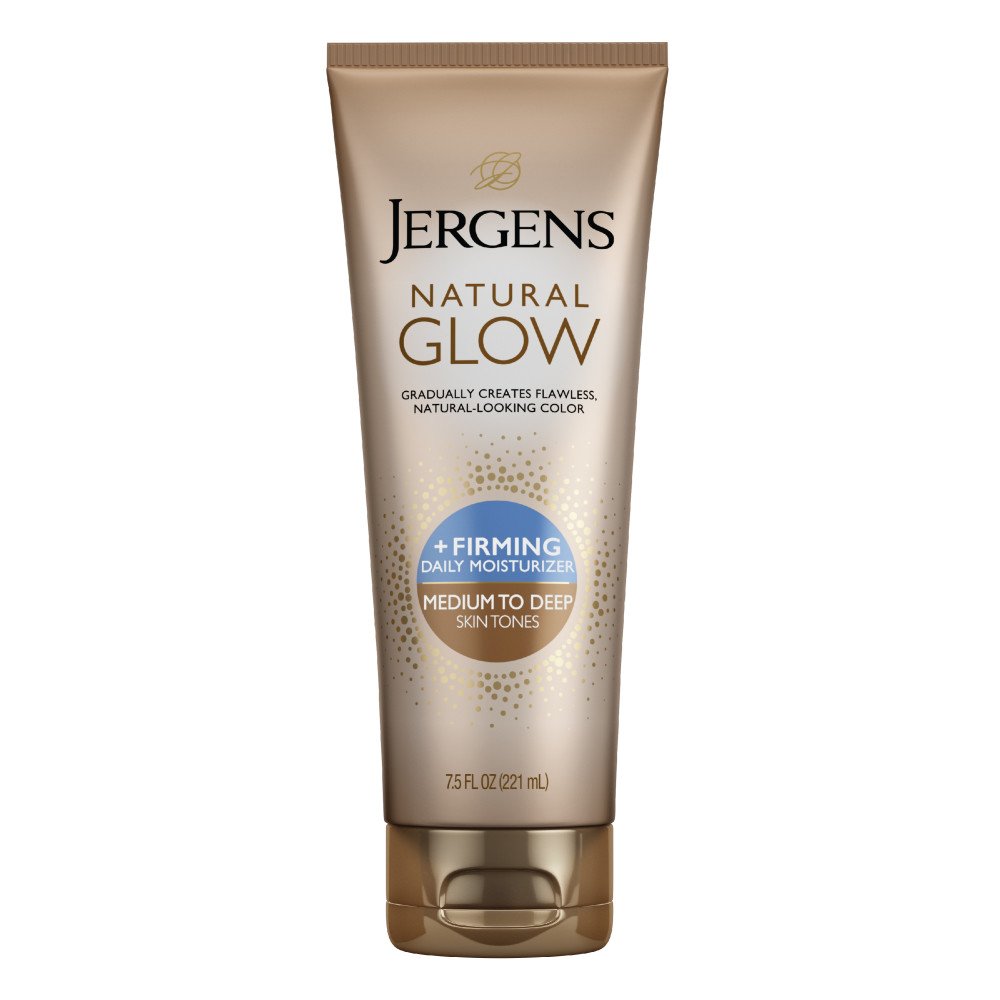 Jergens Natural Glow + Firming Self Tanner Lotion Medium to Deep
