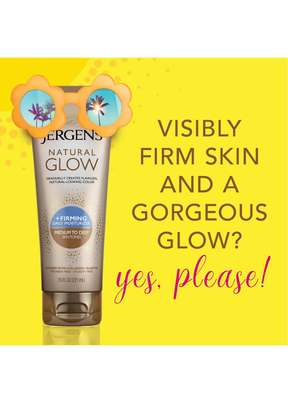 Jergens Natural Glow + Firming Self Tanner Lotion - Medium to Deep; image 5 of 9