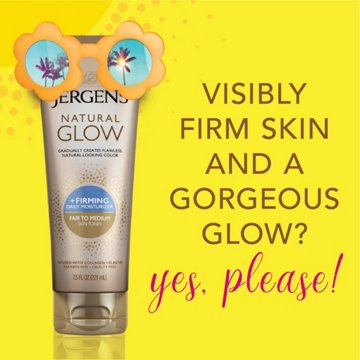 Jergens Natural Glow + Firming Self Tanner Lotion - Fair to Medium