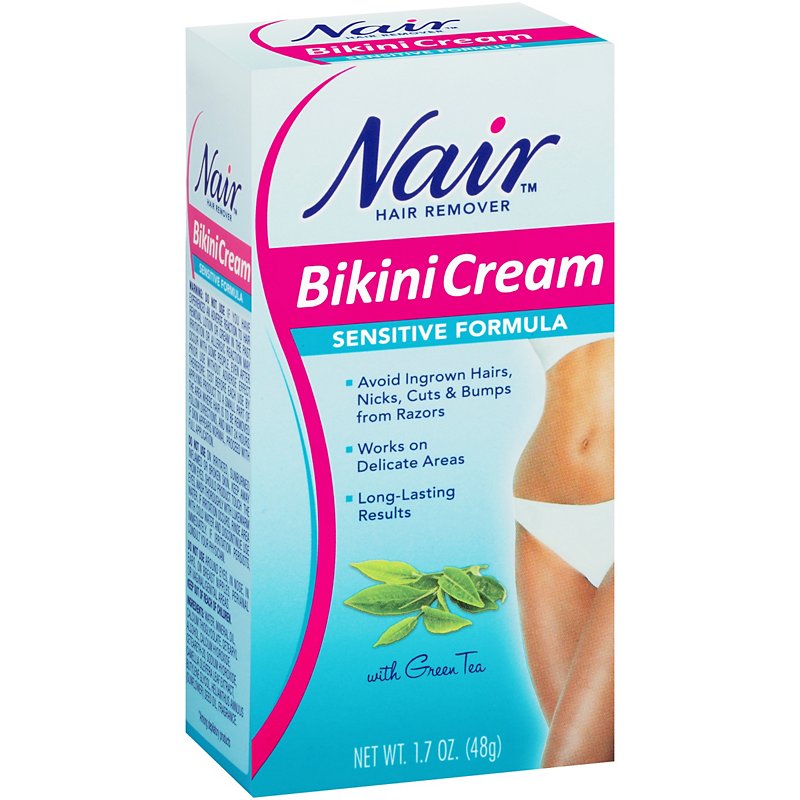 Nair Sensitive Formula Bikini Cream Hair Remover - Shop Bath & Skin Care at  H-E-B