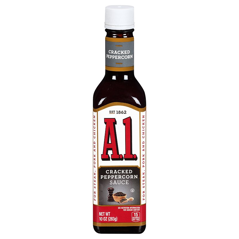 A1 Cracked Peppercorn Steak Sauce - Shop Condiments at H-E-B