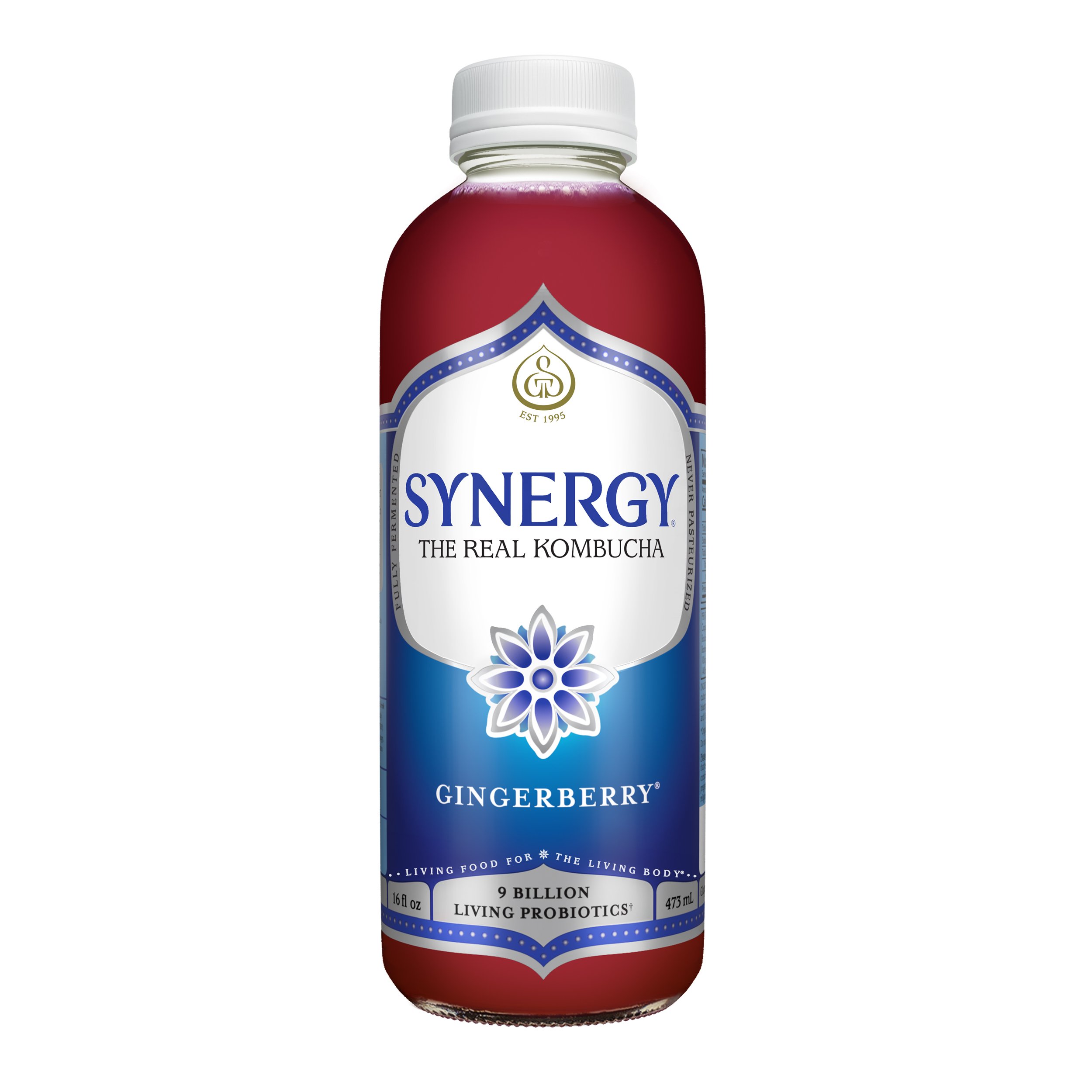 GT's Enlightened Synergy Gingerberry Organic Kombucha, 16 oz