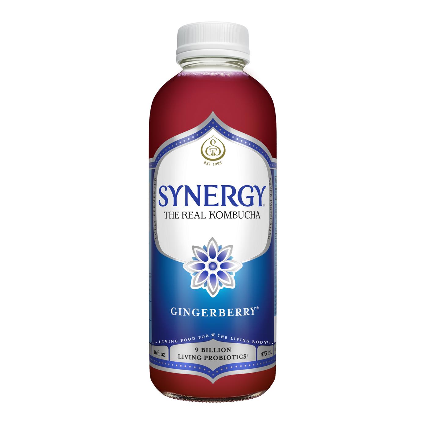 GT's Enlightened Synergy Gingerberry Organic Kombucha; image 1 of 5