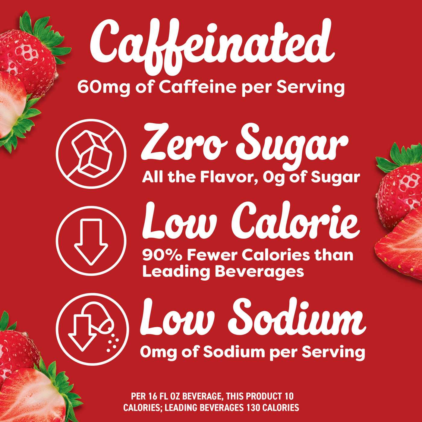 Crystal Light Wild Strawberry On-The-Go Powdered Drink Mix with Caffeine Packets; image 2 of 5